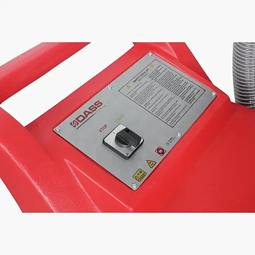 Çelik Kazan End. Vakum Makinesi 5.5 kW (0.5 m² Filtre) Dass IVS 5.5X Çelik Kazan End. Vakum Makinesi 5.5 kW (0.5 m² Filtre) Dass IVS 5.5X